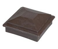 Крышка верхняя ПВХ для столба 100х100 Венге Крышка верхняя ПВХ для столба 100х100 Венге