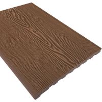 Ступень из ДПК Wood-Х 348х22 Коричневый 3D