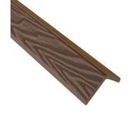 Уголок ДПК Wood-Х 50х50.3D Коричневый