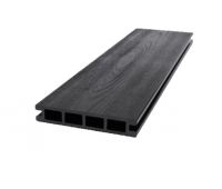 Террасная доска ДПК Титан шлиф.тиснение/браш.вельвет Антрацит