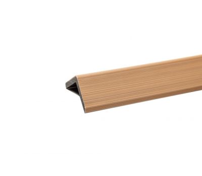 Уголок торцевой Скай коэкструзия Бук от производителя  Ecodecking по цене 420 р