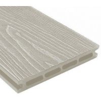 Террасная доска ДПК универсальная шовная с тиснением Слоновая кость Террасная доска ДПК универсальная шовная с тиснением Слоновая кость