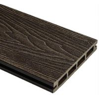 Террасная доска ДПК (Middle) Esthetic Wood шовная с 3D тиснением Венге Террасная доска ДПК (Middle) Esthetic Wood шовная с 3D тиснением Венге