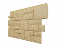 Фасадные панели (цокольный сайдинг) , Burg (камень), Кремовый Фасадные панели (цокольный сайдинг) , Burg (камень), Кремовый