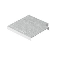 Угловая накладка бордюра Белый Угловая накладка бордюра Белый