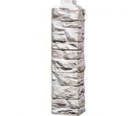 Угол наружный коллекция Скала Мелованный белый