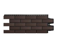 Фасадные панели Премиум клинкерный кирпич Шоколадный (шов RAL 9005) Фасадные панели Премиум клинкерный кирпич Шоколадный (шов RAL 9005)