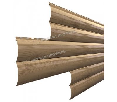 Металлический сайдинг Woodstock-28х330 (ECOSTEEL-01-Сосна-0.5) от производителя Металл Профиль по цене 1 550 р Металлический сайдинг Woodstock-28х330 (ECOSTEEL-01-Сосна-0.5) от производителя Металл Профиль по цене 1 550 р