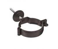 Декоративный хомут трубы под метиз с комплектом крепления RR 32 Тёмно-коричневый matt 150/100 Декоративный хомут трубы под метиз с комплектом крепления RR 32 Тёмно-коричневый matt 150/100