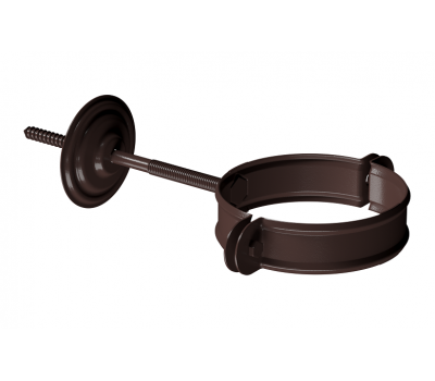 Хомут трубы D90, ШОКОЛАД (RAL 8019) от производителя  Docke по цене 535 р